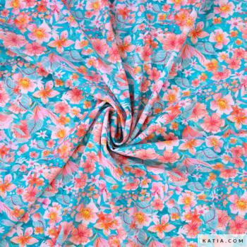 Preview: Badeanzugstoff Darwin Flora